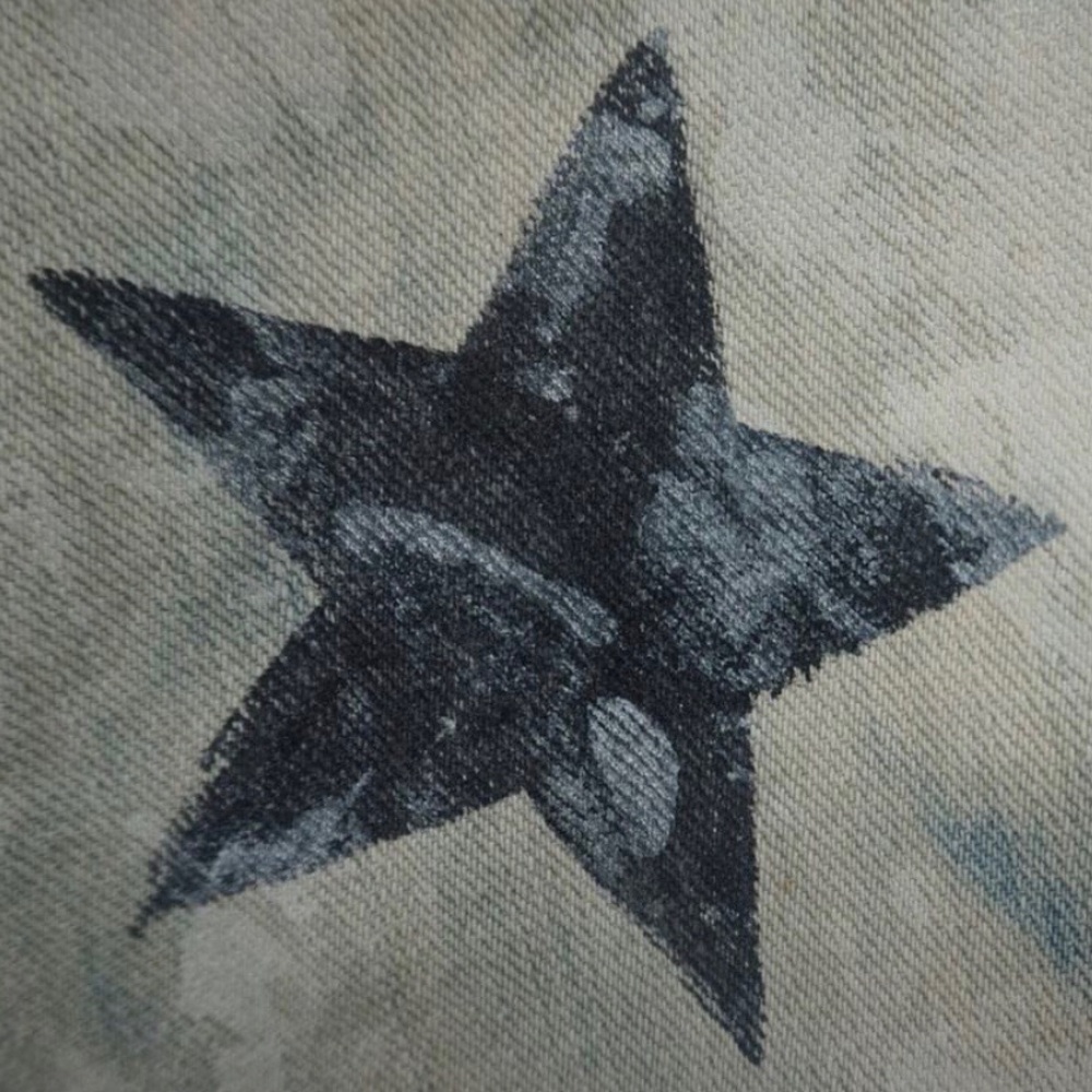 ❤️ LEVI’S ❤️ COLLECTION EXTREMELY RARE CUSTOM STAR PATTERNED DESIGN JEANS (NWOT) - Picture 6 of 9